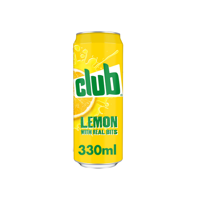 Club Lemon 330ml Cans - Pack of 24