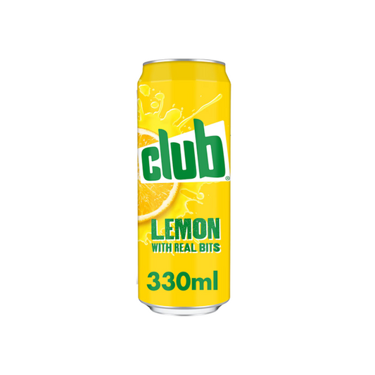Club Lemon 330ml Cans - Pack of 24